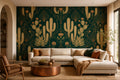 Green Cactus Wallpaper Mural