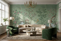 Sage Pavilion And Bamboo Garden Wallpaper Mural