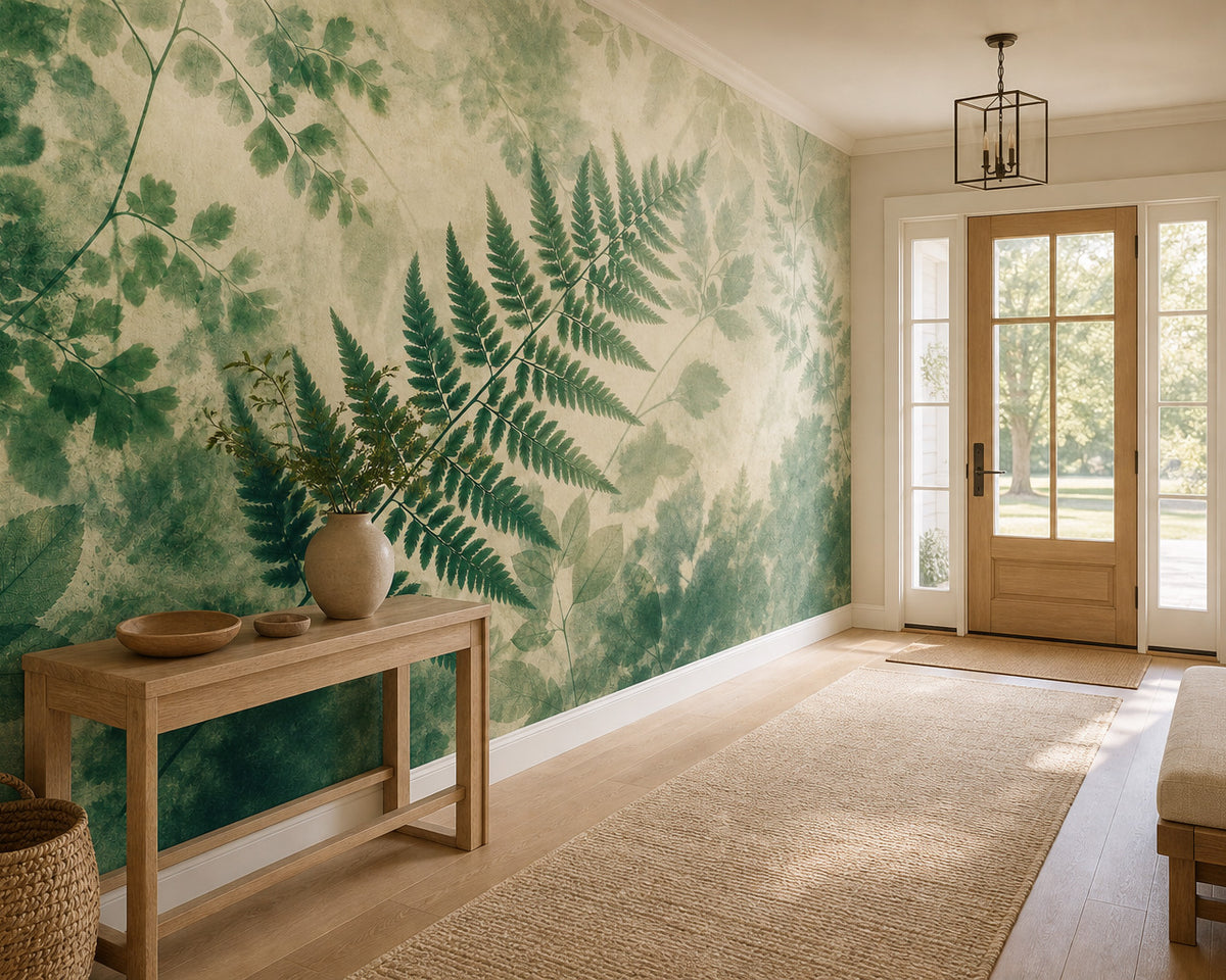Green Design Wallpaper Mural product view