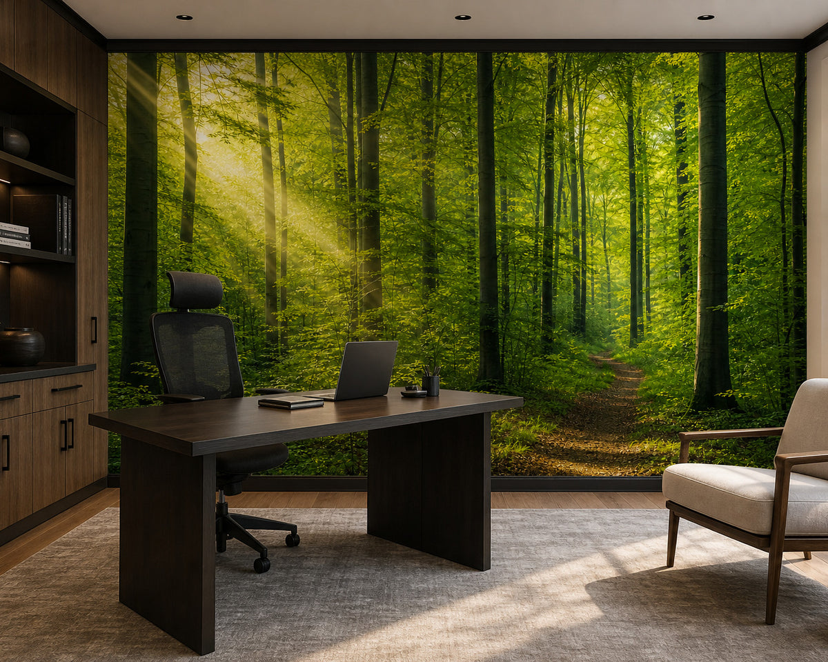 Green Design Wallpaper Mural product view