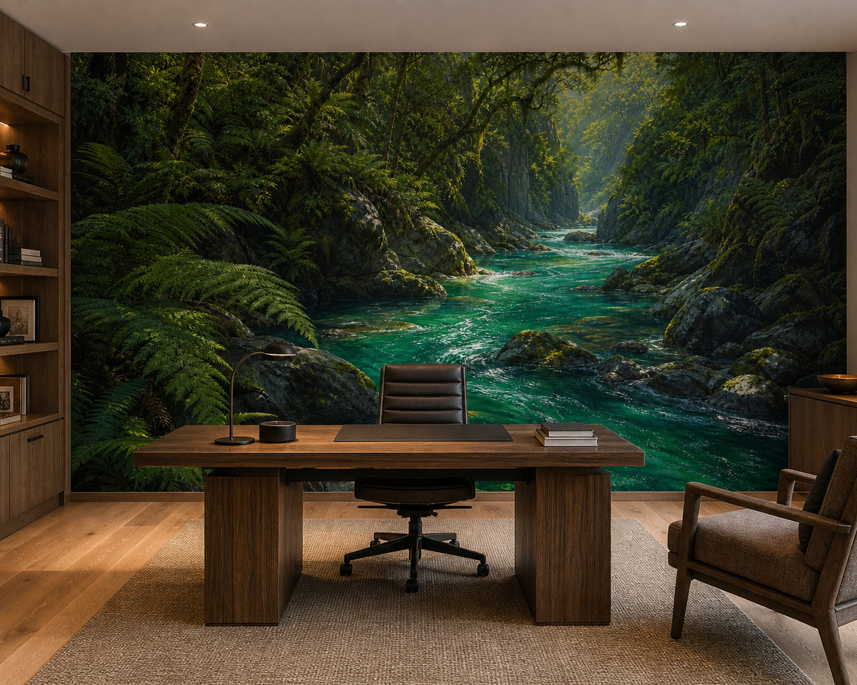 Green Design Wallpaper Mural product view