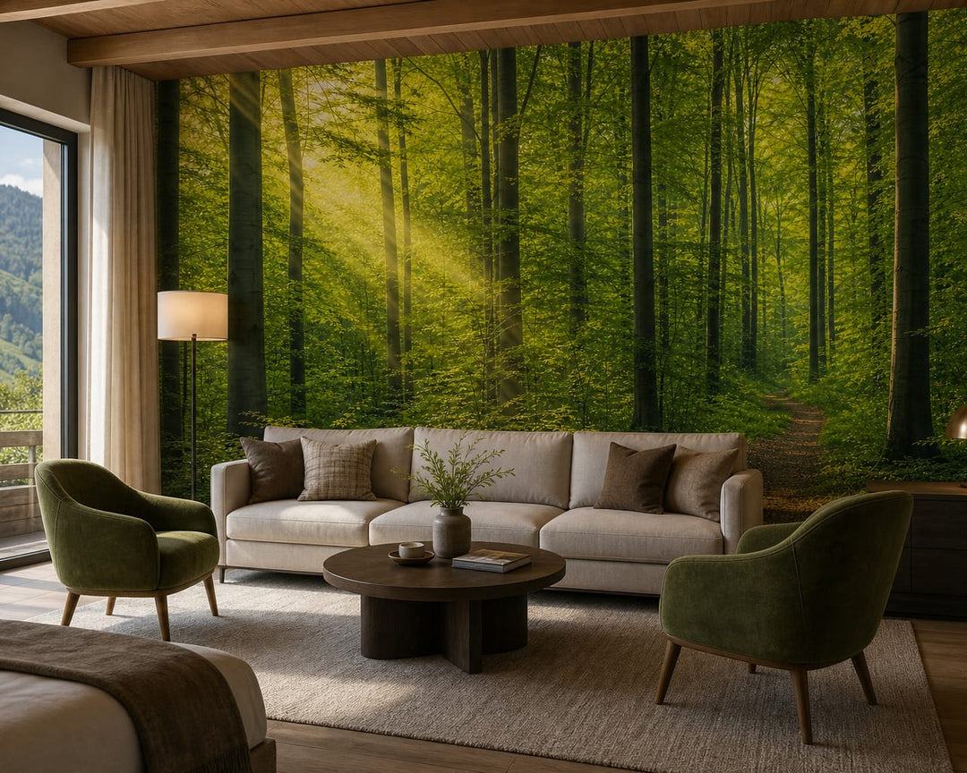 Green Design Wallpaper Mural product view