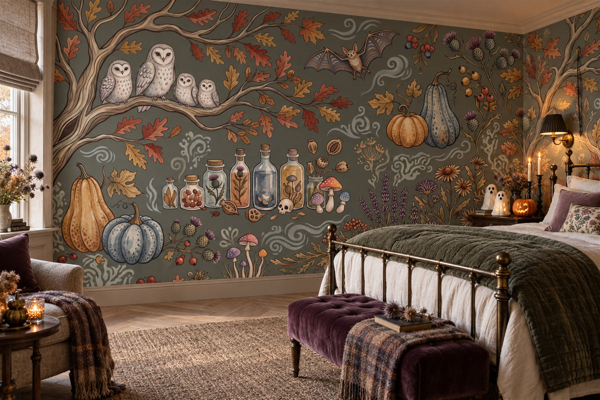 custom grey owls wallpaper mural bedroom self adhesive non woven vinyl removable