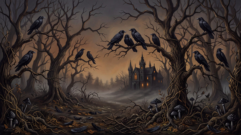 custom home brown ravens removable self adhesive non woven vinyl wallpaper mural sm