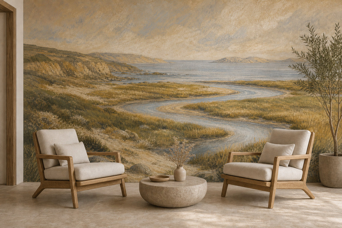Honey Ocean Wallpaper Mural product view