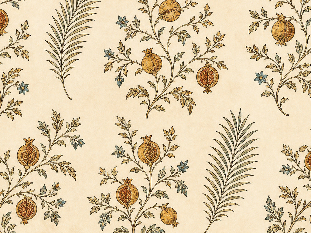 Ivory Botanical Wallpaper Mural product view