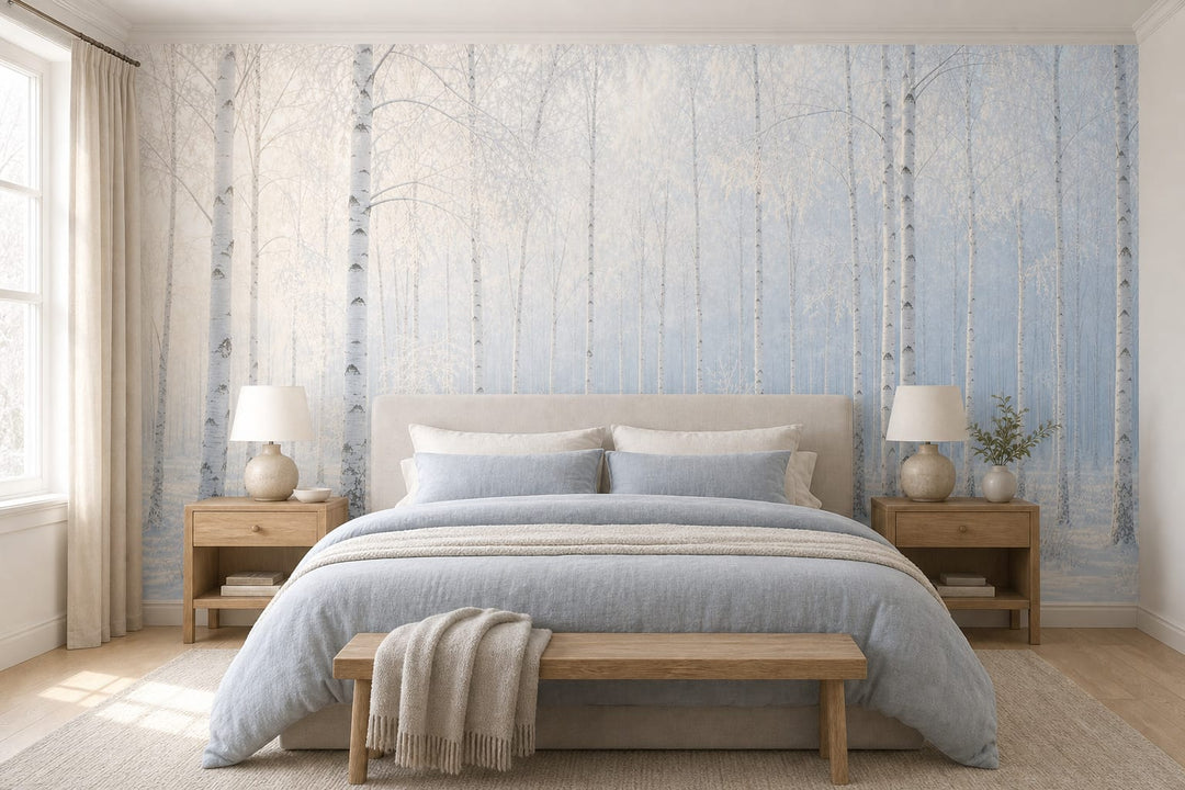 Ivory Frost Wallpaper Mural product view