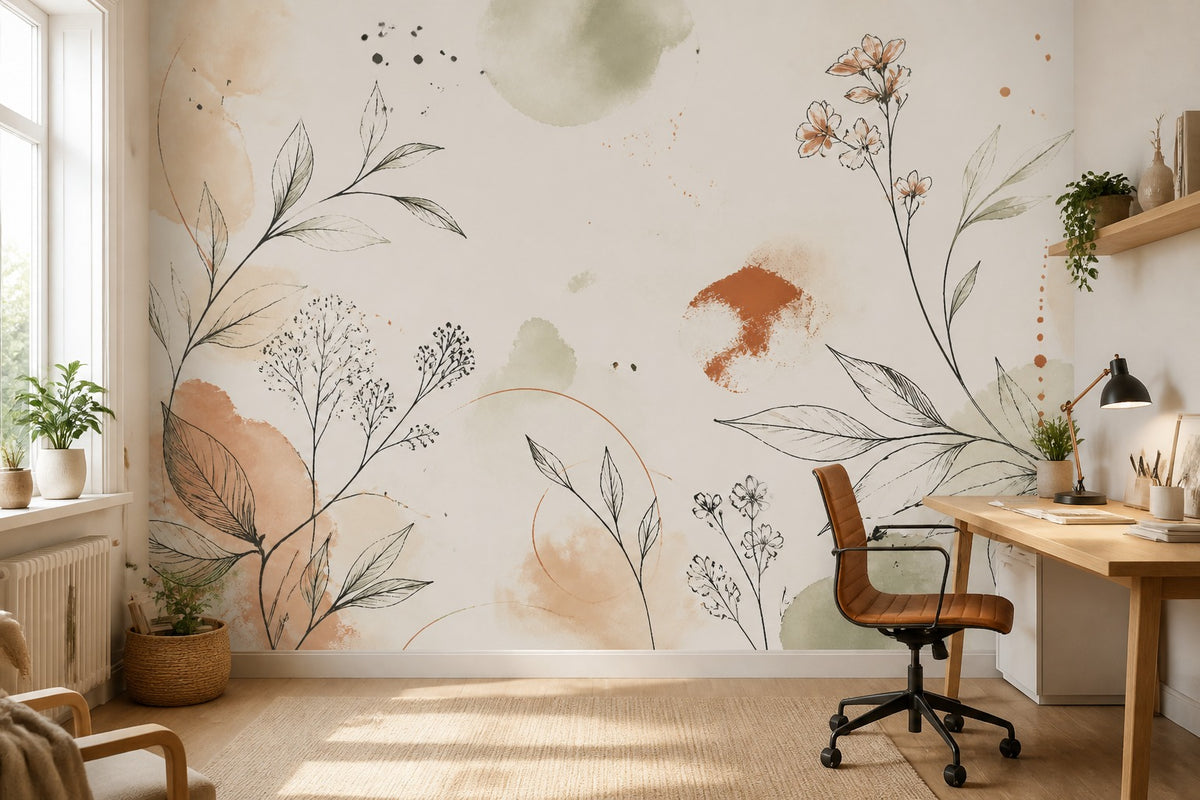 Ivory Design Wallpaper Mural product view