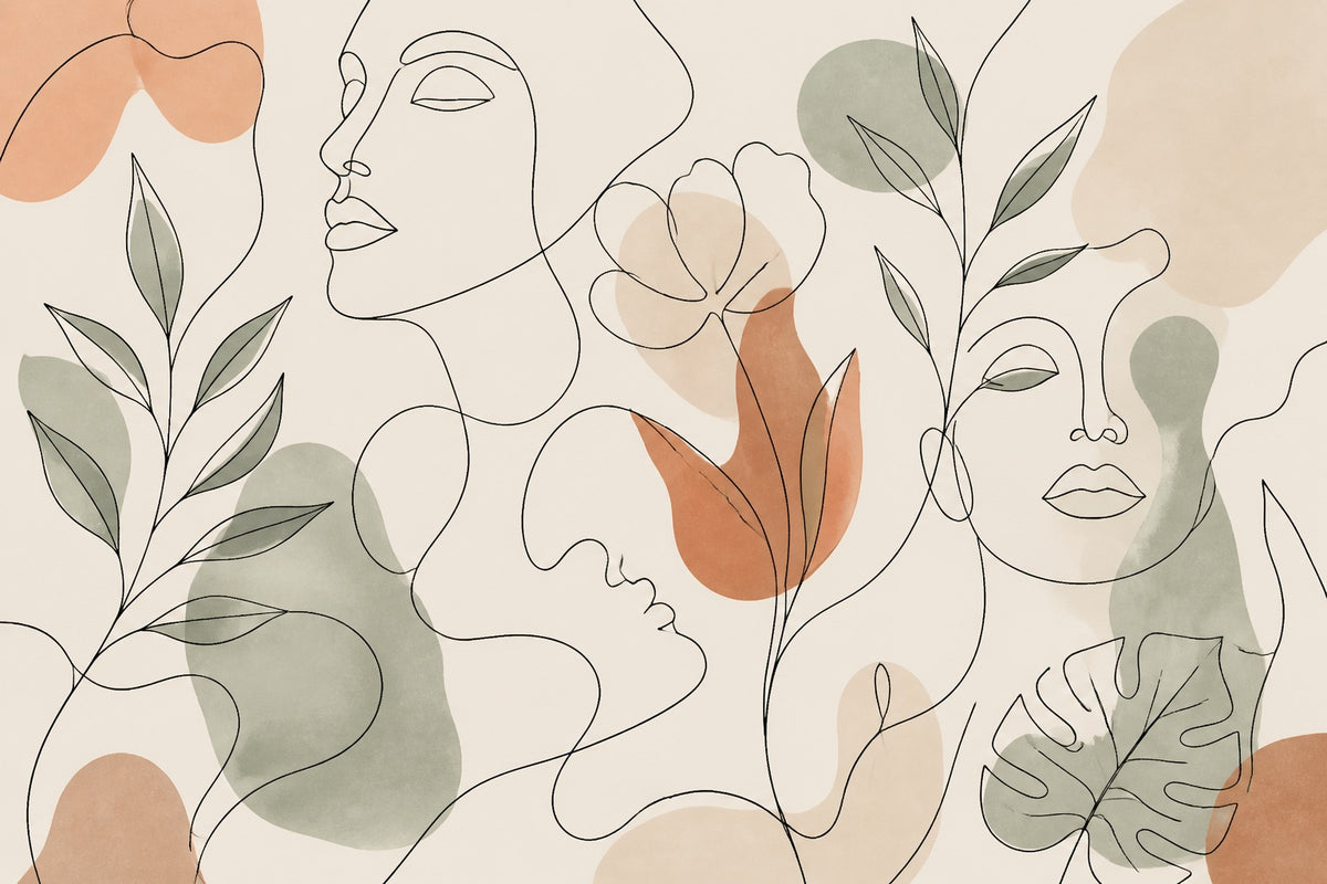 Ivory Design Wallpaper Mural product view
