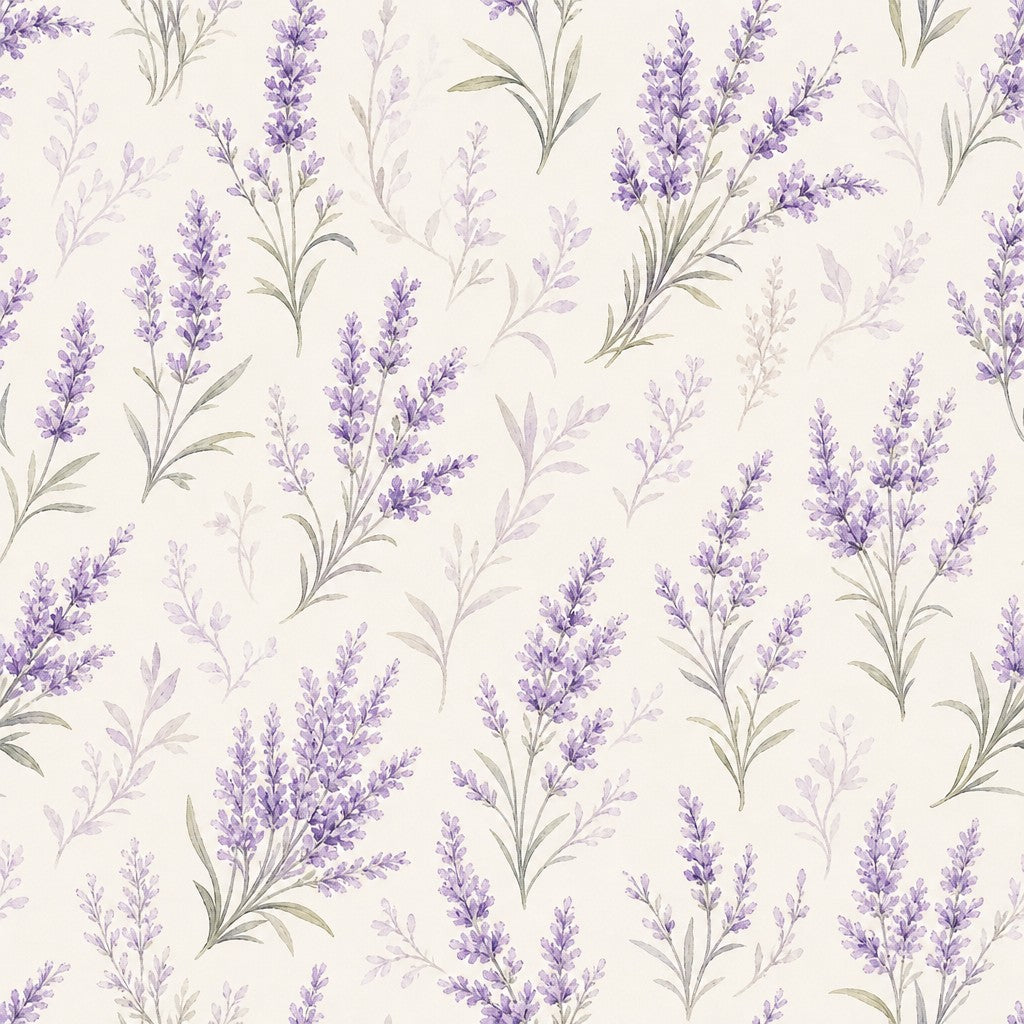 Lavender Field Wallpaper Mural product view