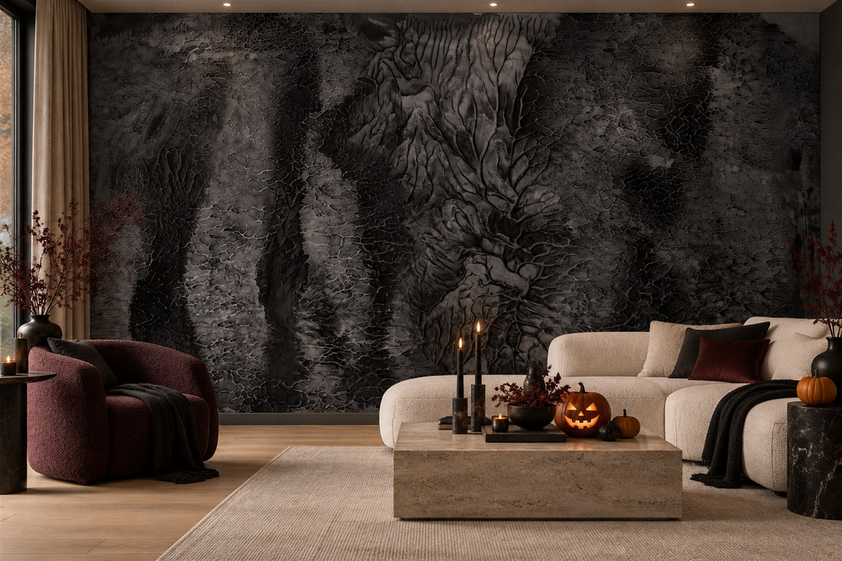 custom living room black texture removable stick on non woven vinyl wallpaper mural