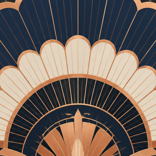 Navy Gold Art Wallpaper Mural product view