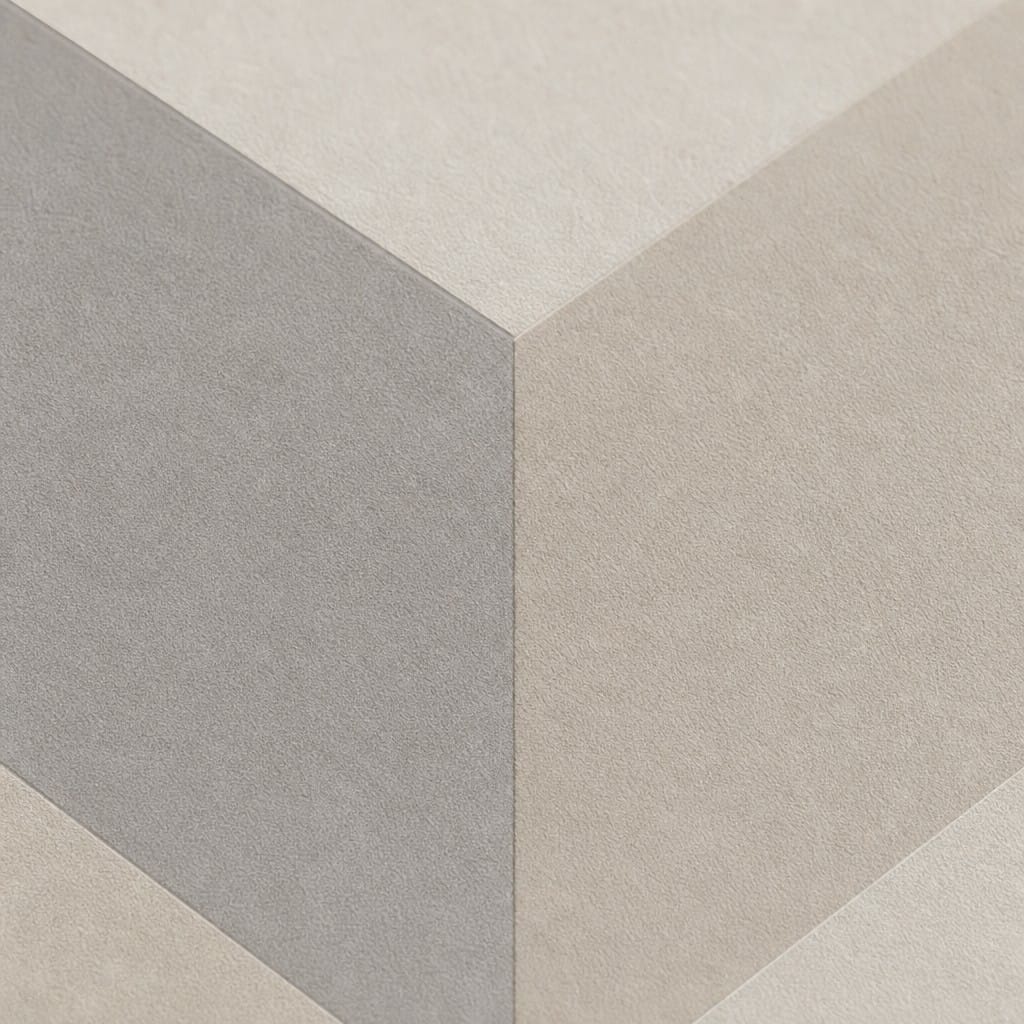 Neutral Cube Wallpaper Mural product view
