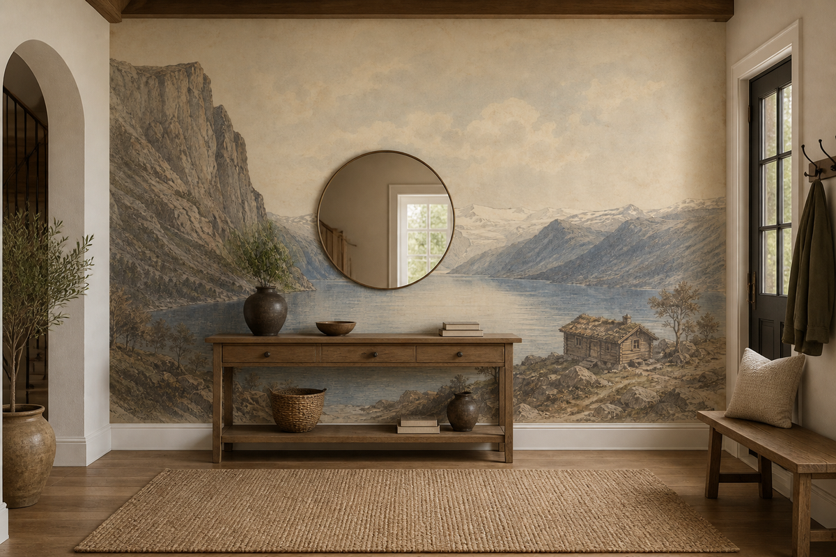 Neutral Nordic Wallpaper Mural product view
