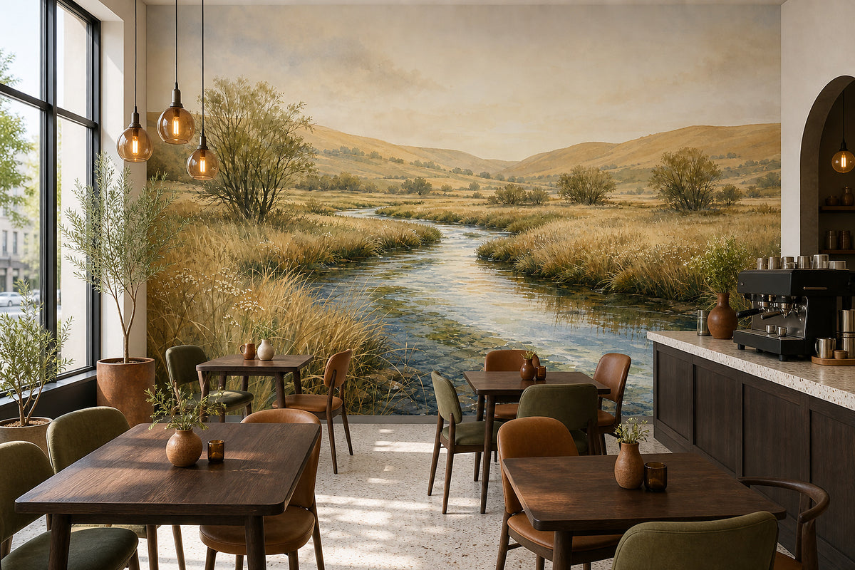 Neutral Oatmeal Wallpaper Mural product view