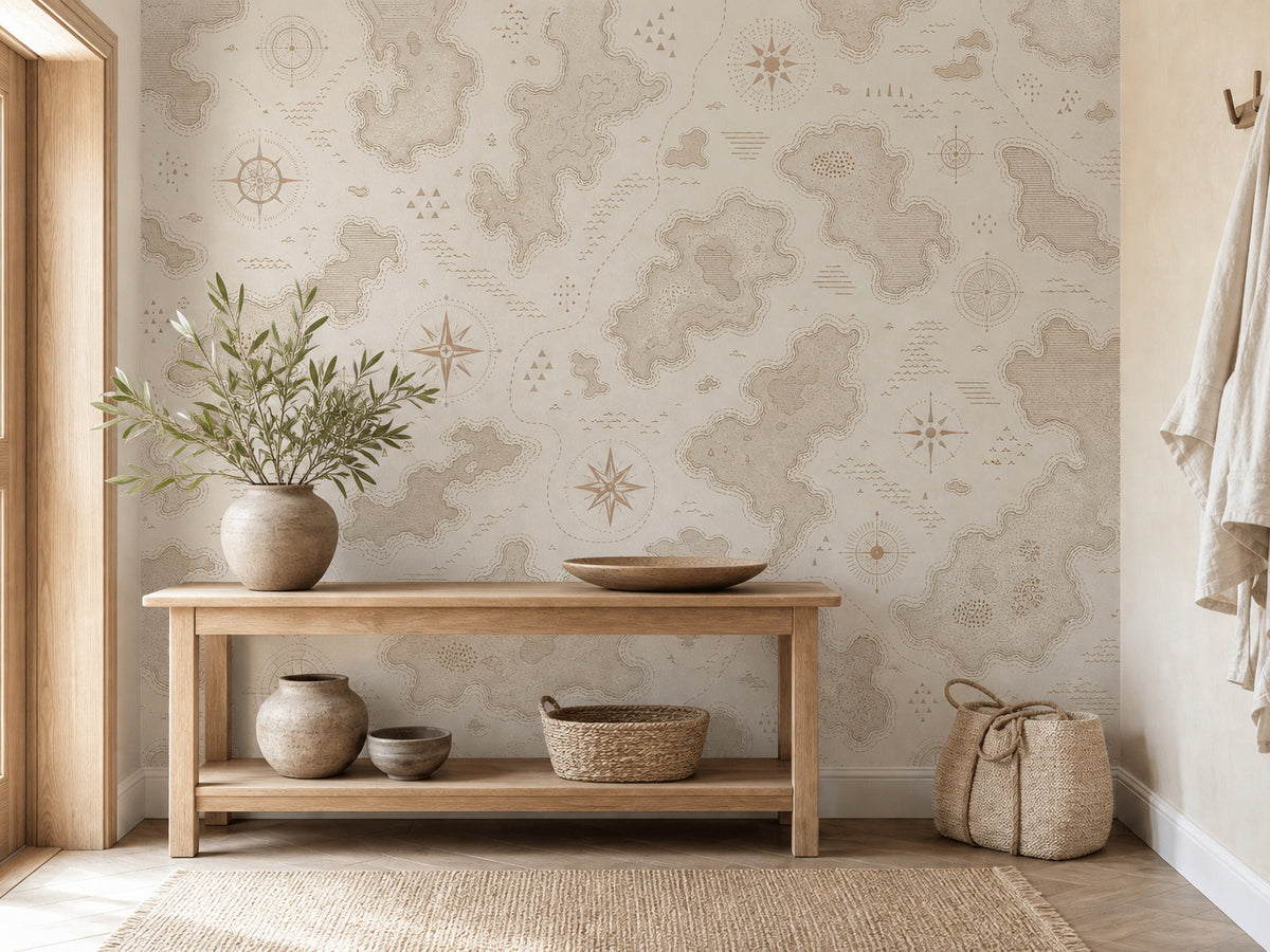 Neutral Oatmeal Wallpaper Mural product view