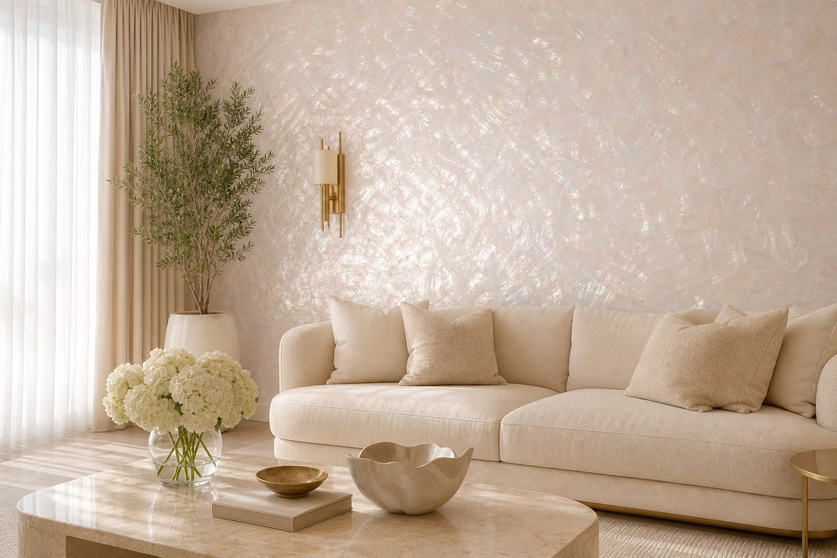 Neutral Pearl Wallpaper Mural product view