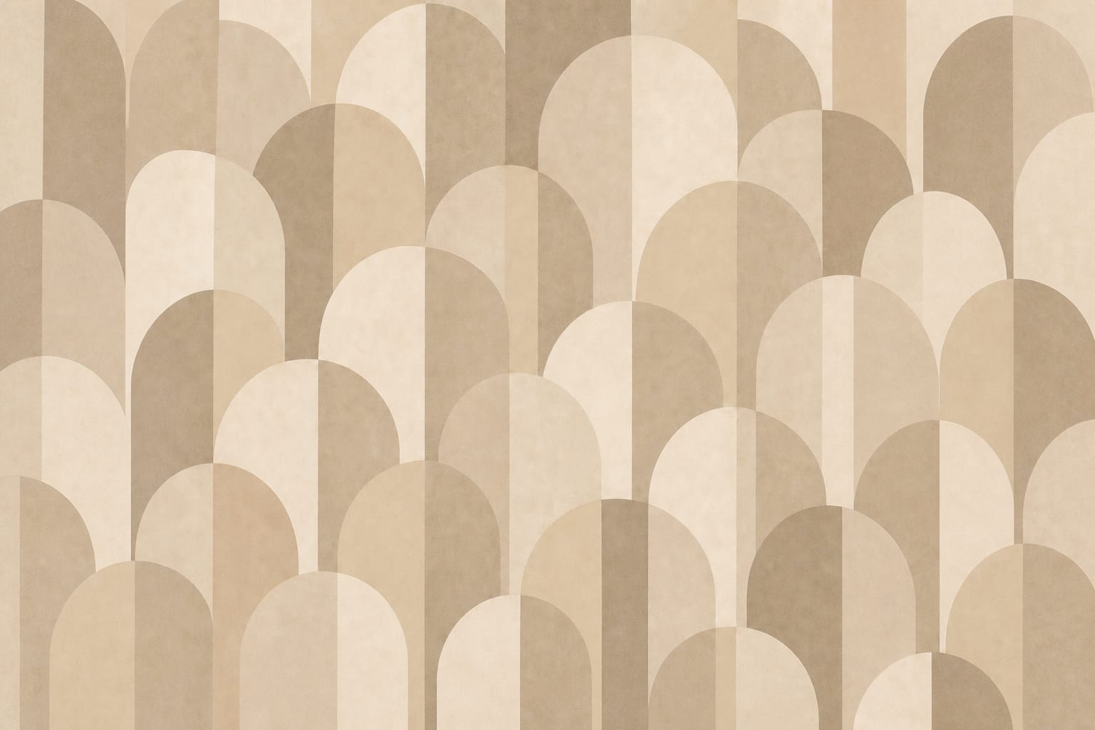 Neutral Soft Arc Wallpaper Mural