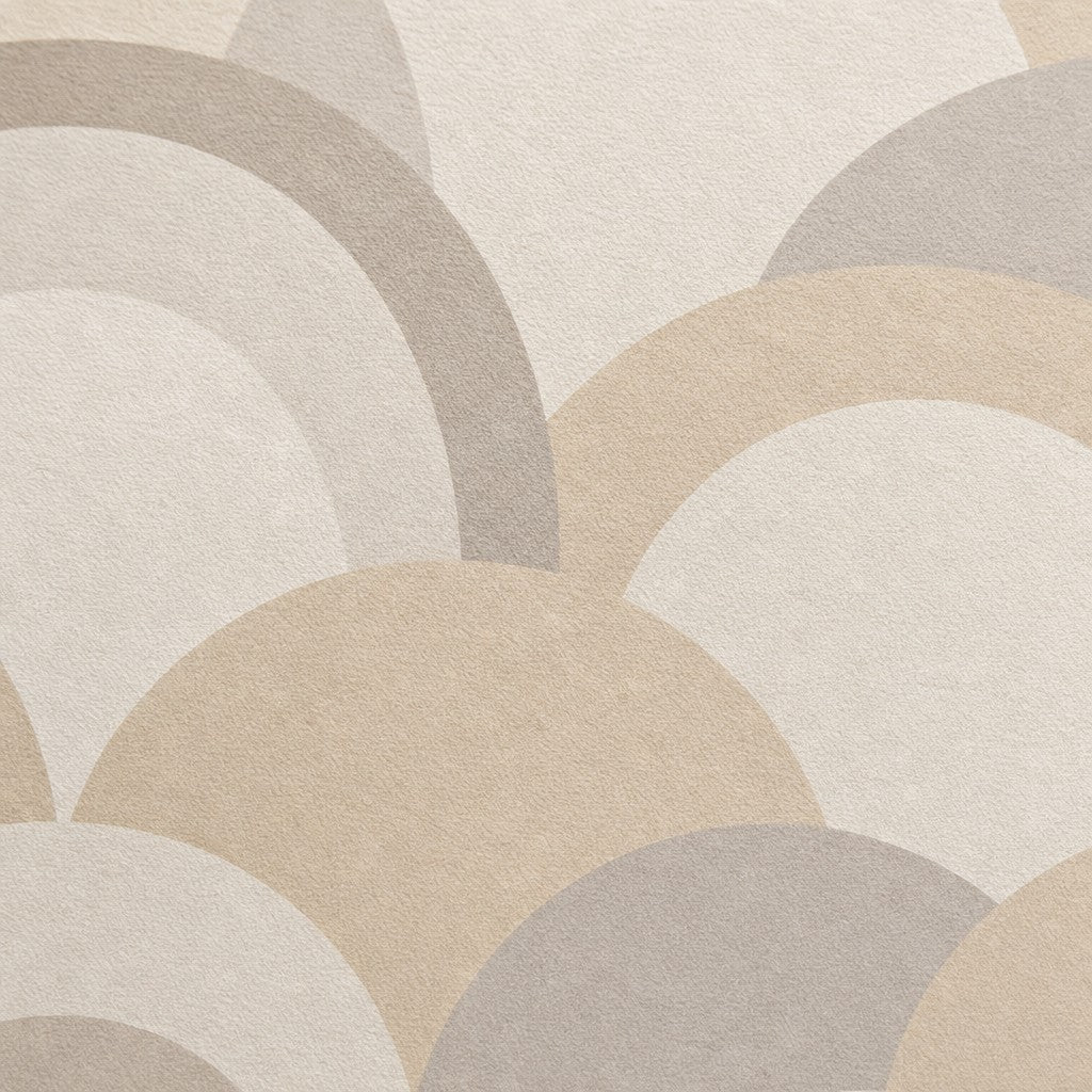 Neutral Soft Arc Wallpaper Mural product view
