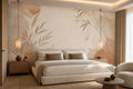 Neutral Oatmeal Wallpaper Mural