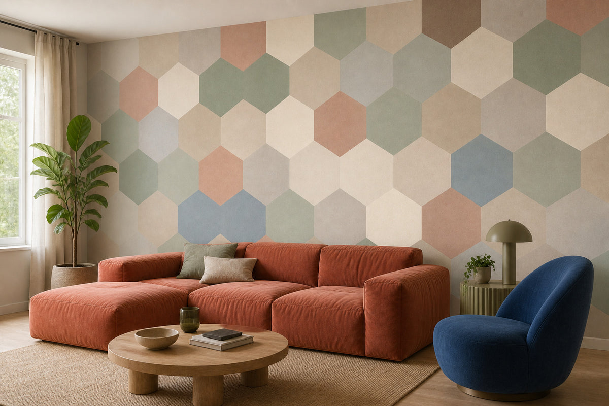 Neutral Muted Wallpaper Mural product view