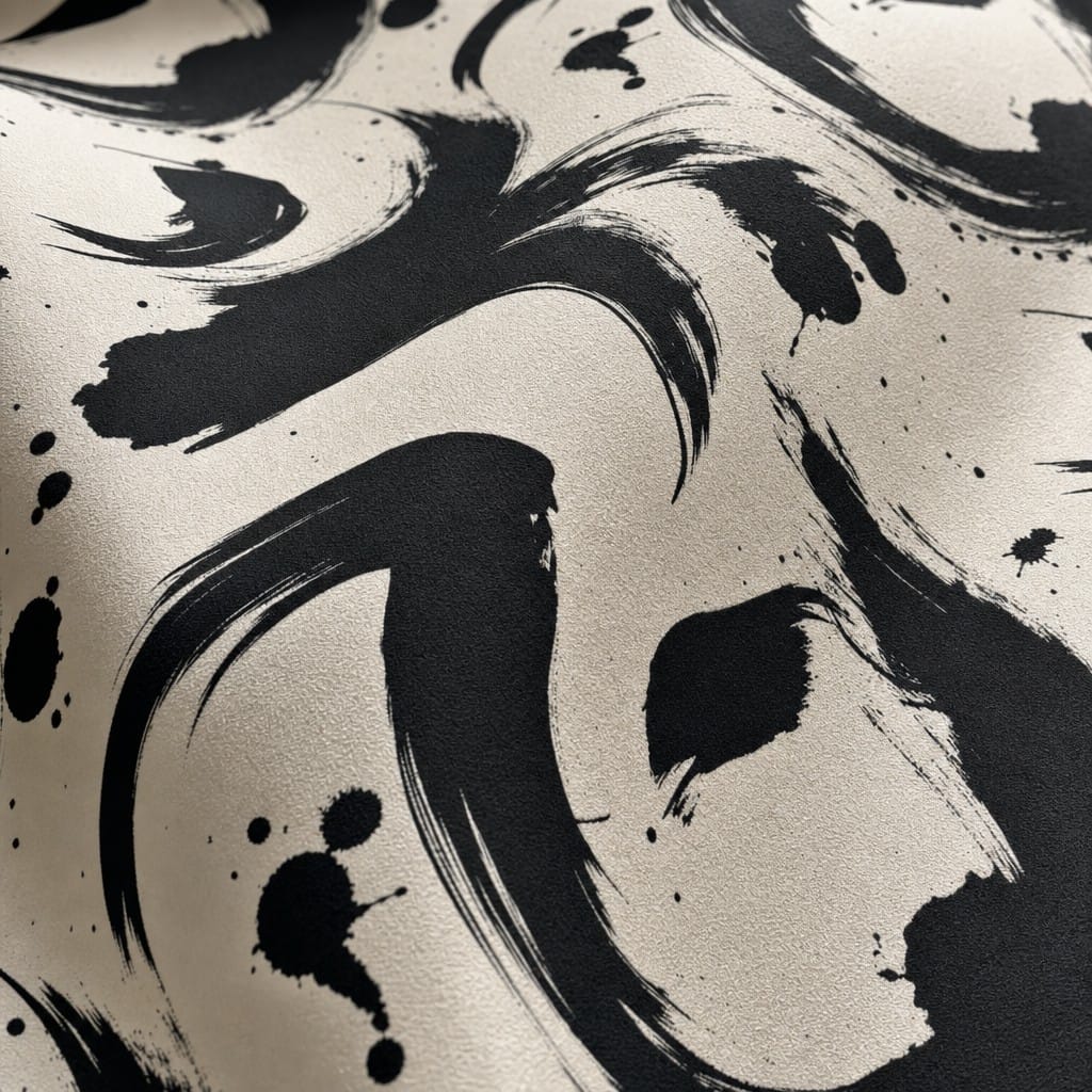 Noir Brush Wallpaper Mural product view