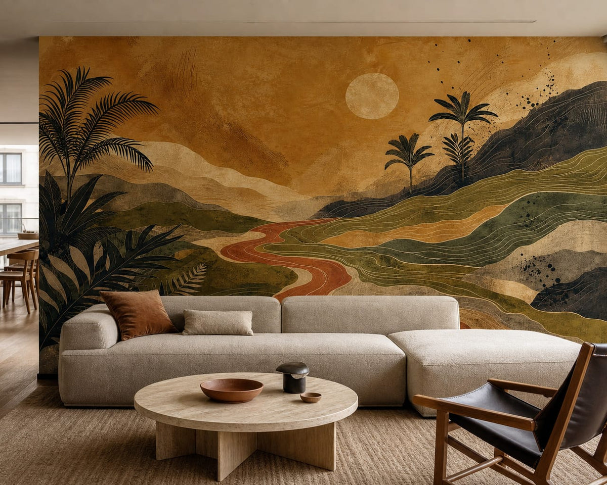 Ochre Design Wallpaper Mural product view