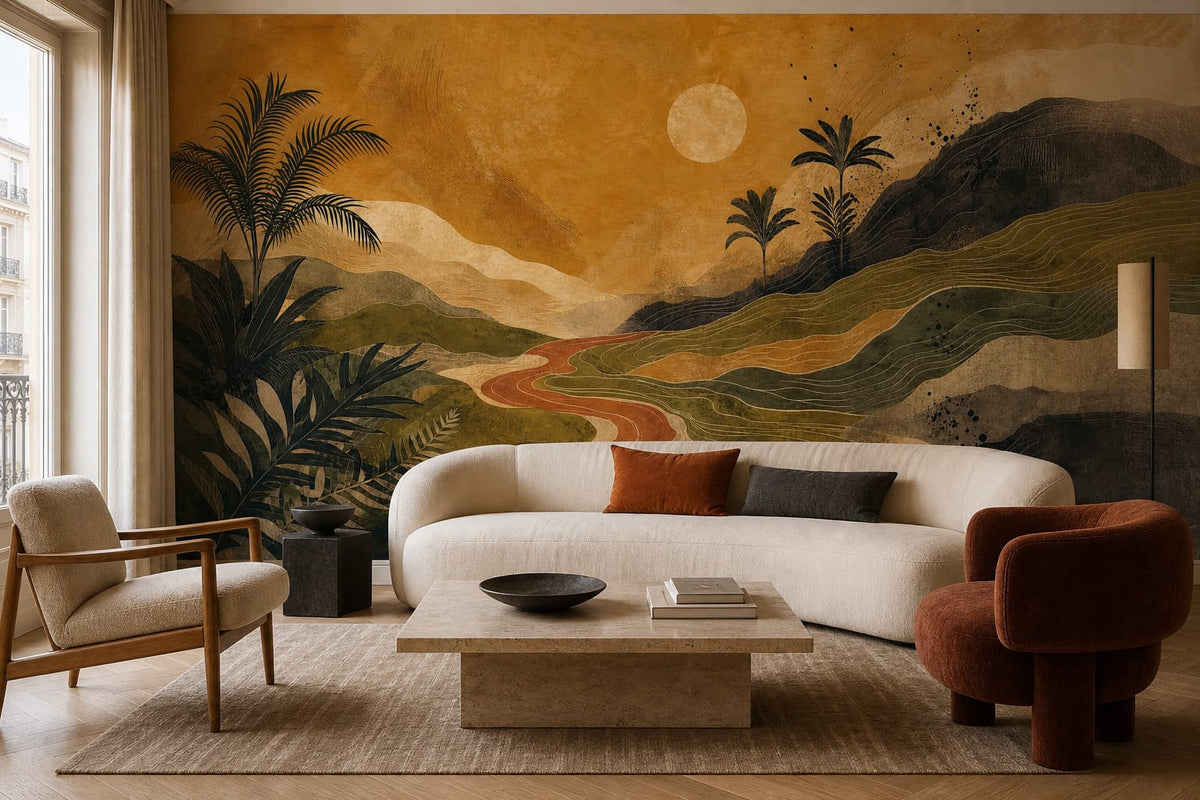 Ochre Design Wallpaper Mural product view