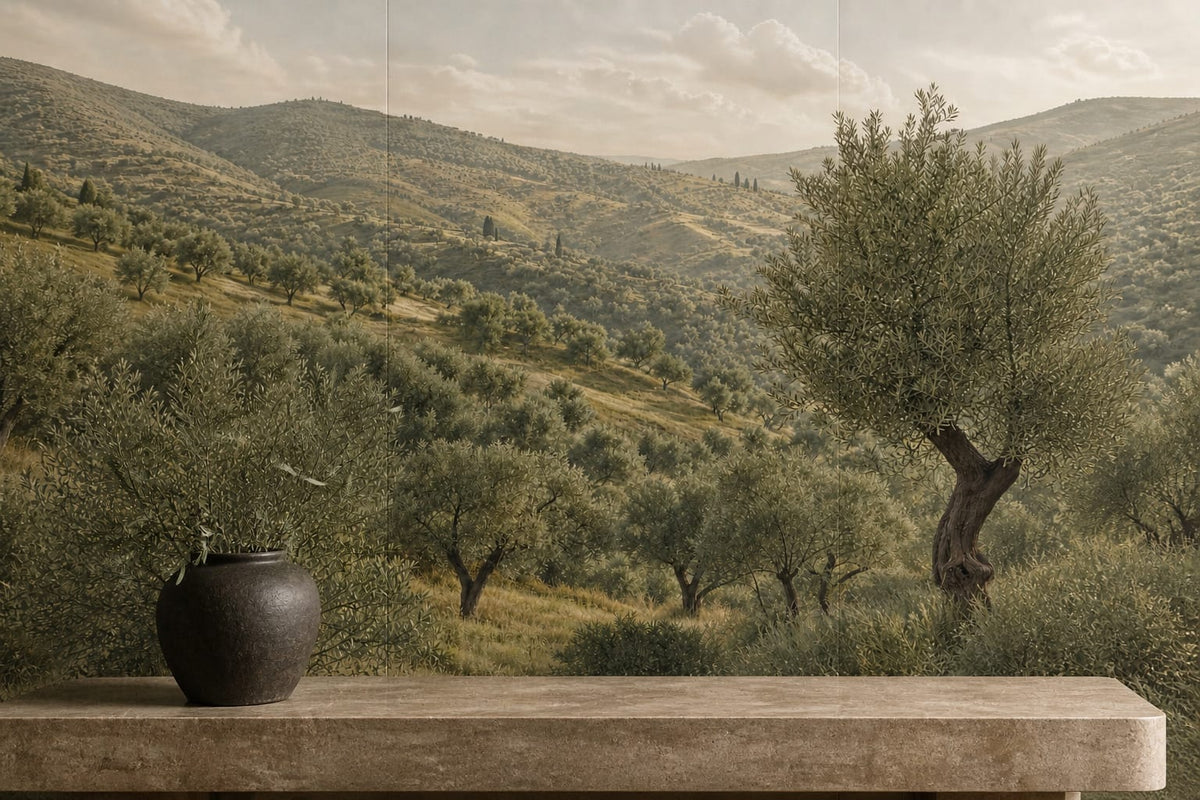 Olive Grove Wallpaper Mural product view