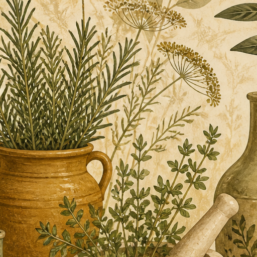 Olive Herb Wallpaper Mural product view