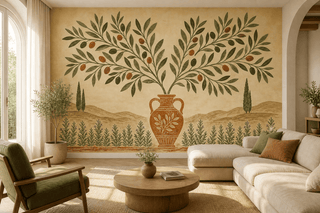 Olive Rosemary Wallpaper Mural