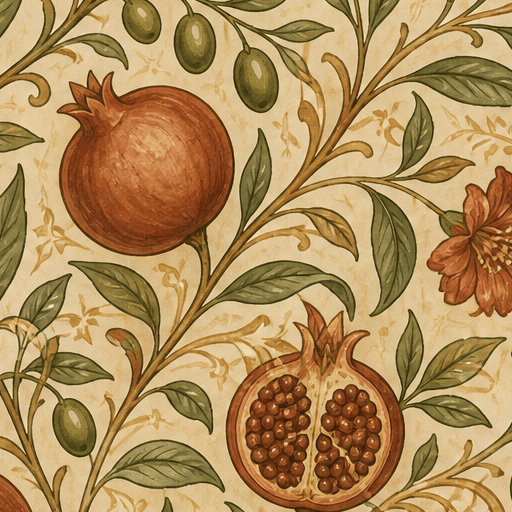 Olive Design Wallpaper Mural product view