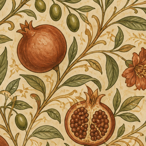 Olive Design Wallpaper Mural product view