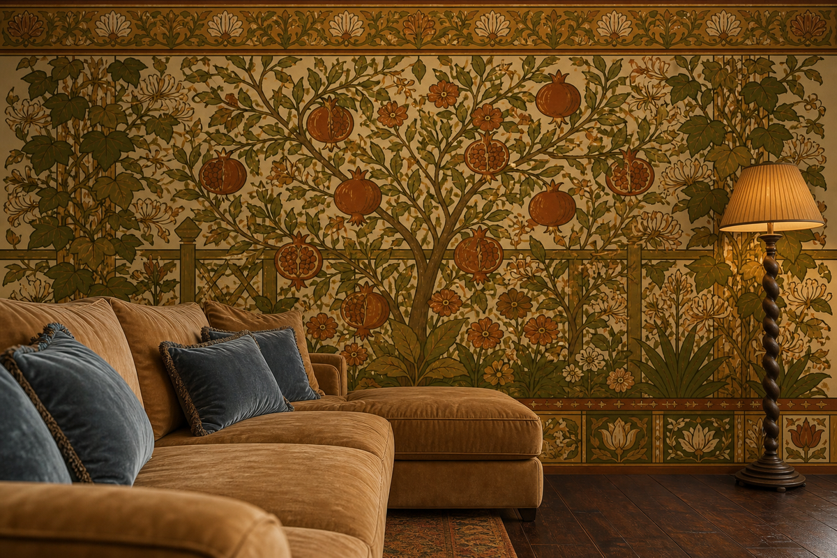 Olive Design Wallpaper Mural product view