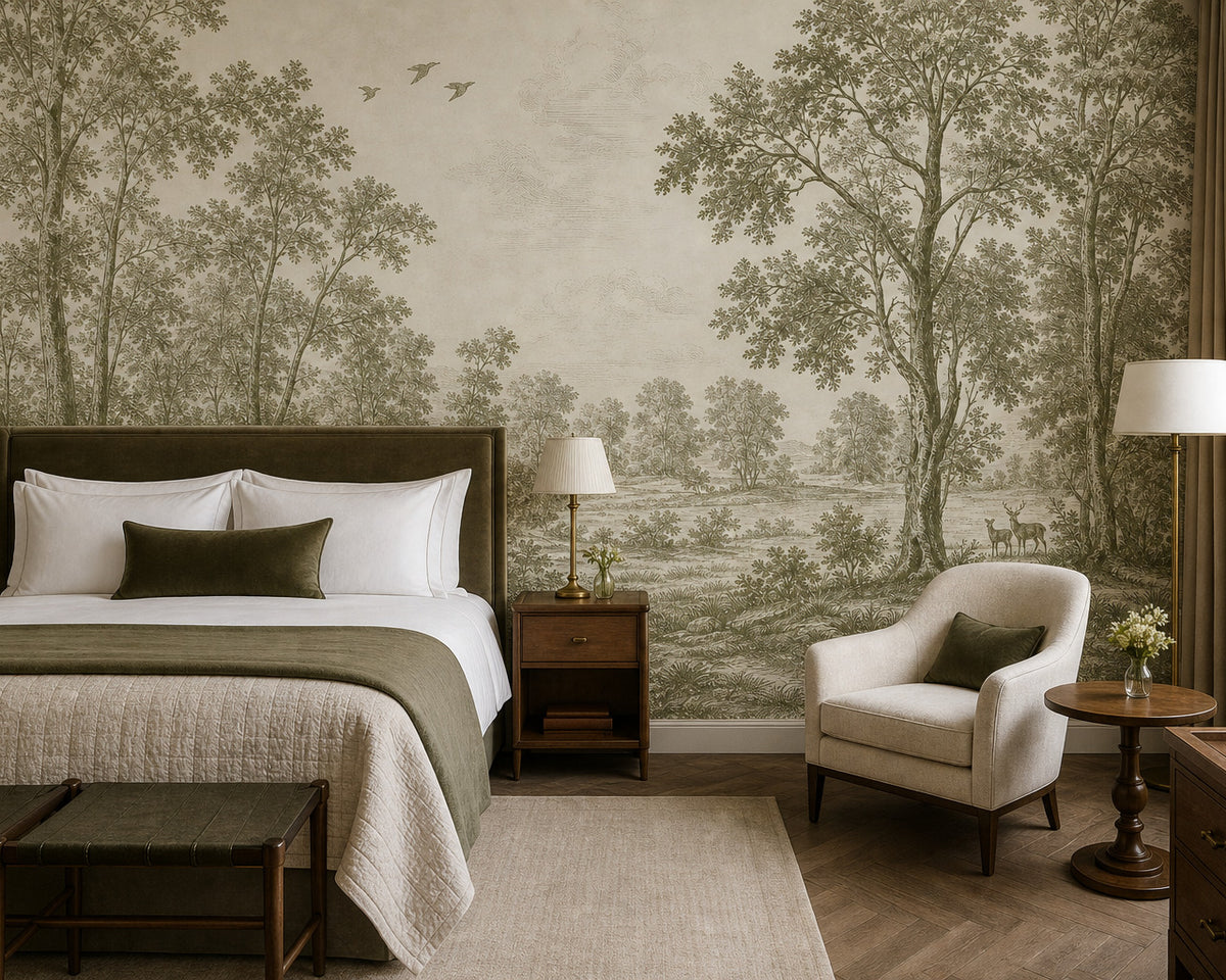 Olive Design Wallpaper Mural product view