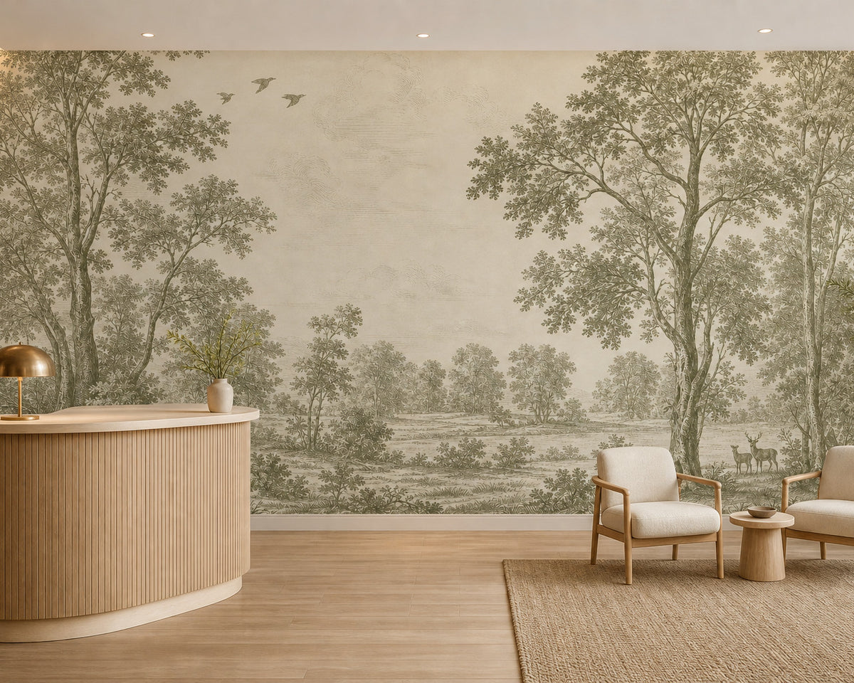Olive Design Wallpaper Mural product view
