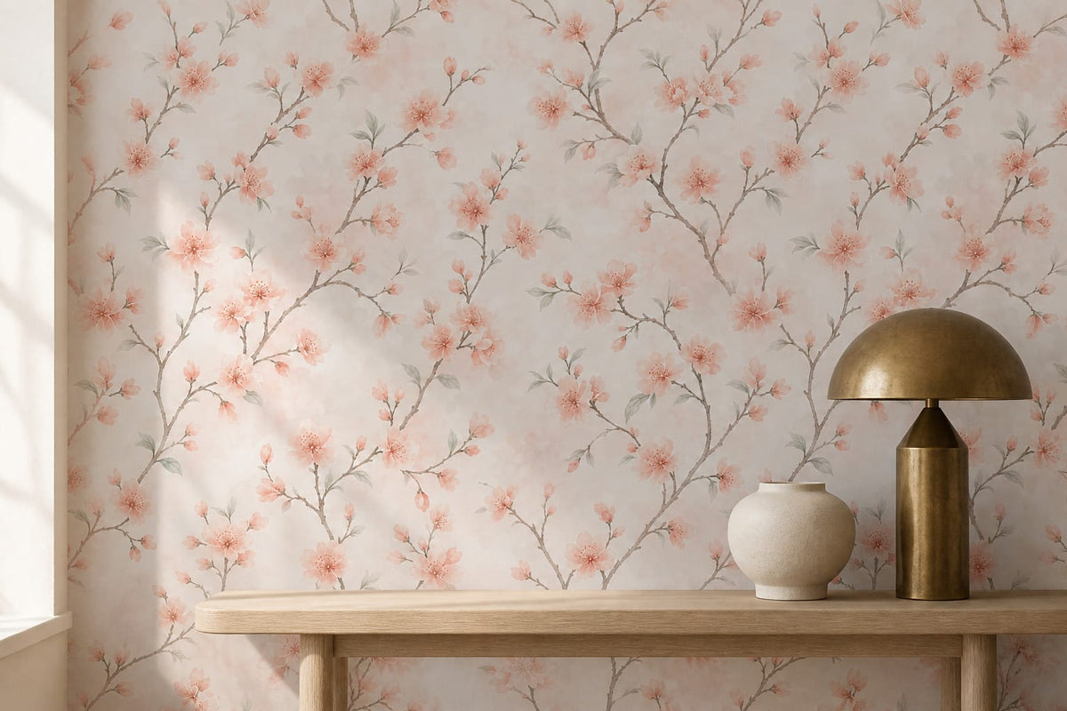 Peach Blossom Wallpaper Mural product view