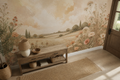 Peach Design Wallpaper Mural