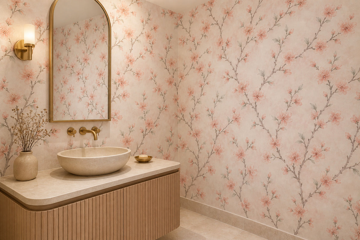 Peach Blossom Wallpaper Mural product view