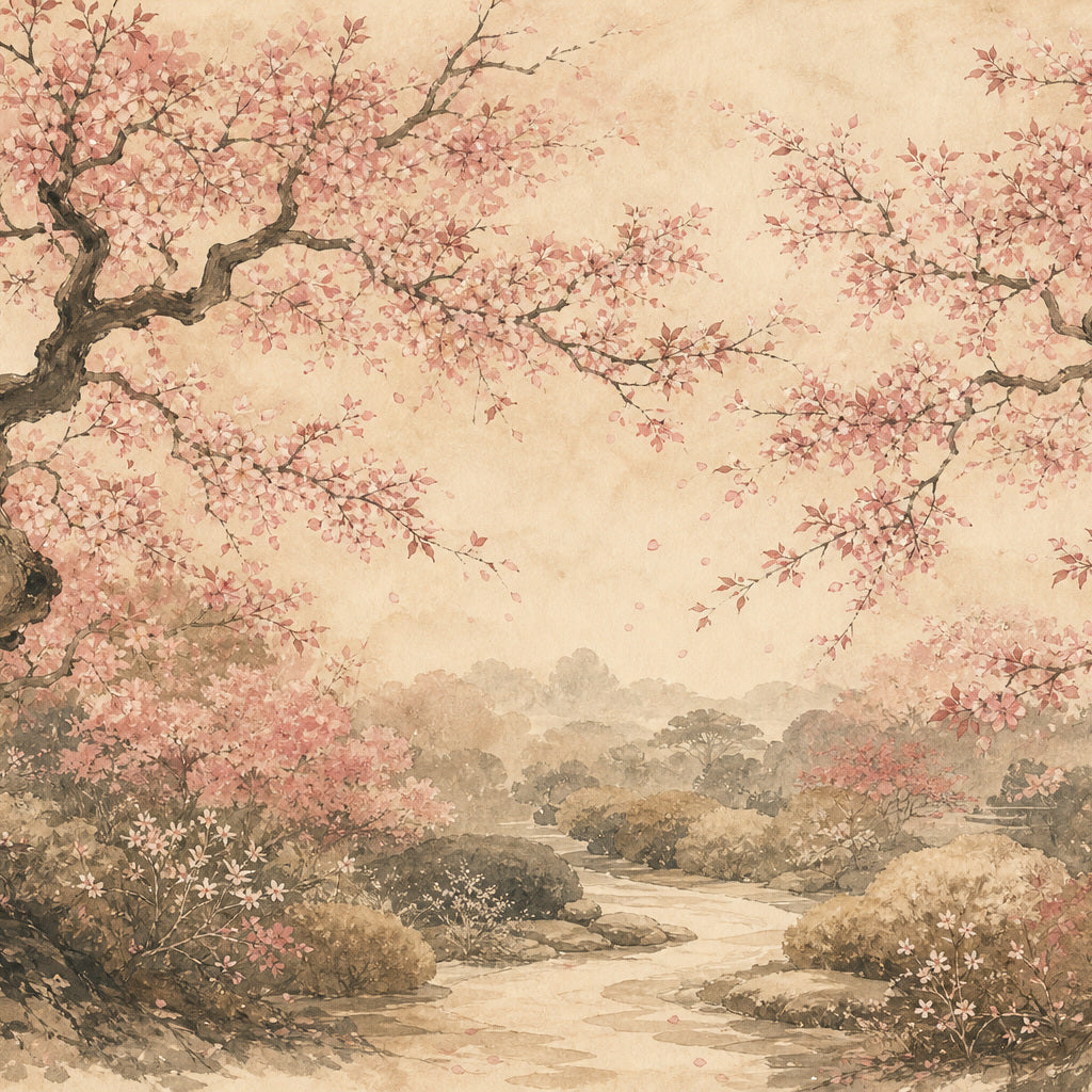 Rose Cherry Wallpaper Mural product view