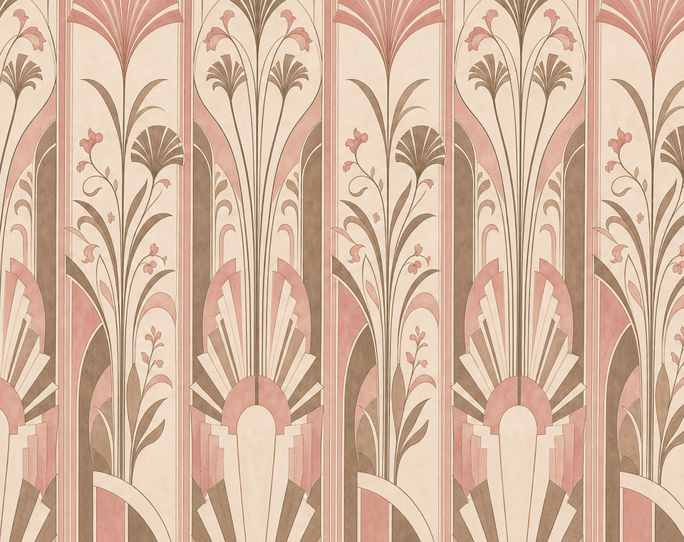 Rose Concrete Wallpaper Mural product view