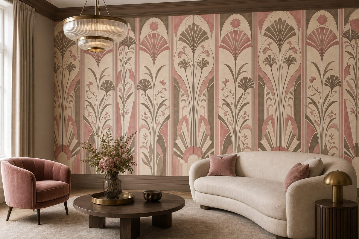 Rose Concrete Wallpaper Mural product view