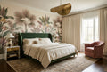 Dusty Pink Watercolour Palm Garden Wallpaper Mural