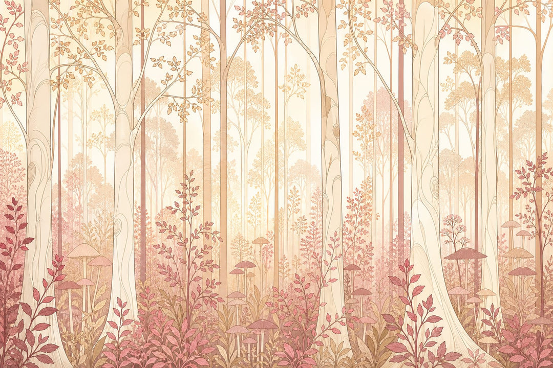 Rose Forest Art Wallpaper Mural product view