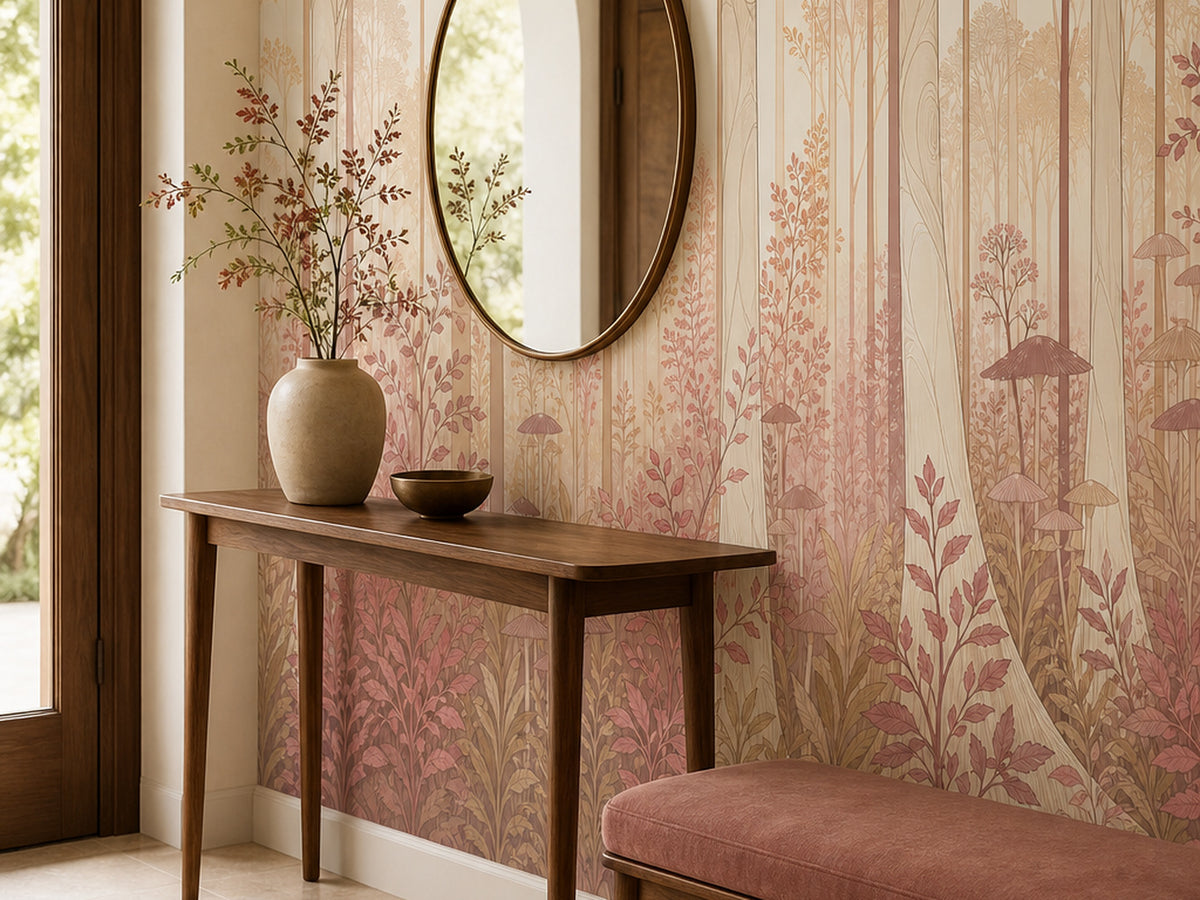 Rose Forest Art Wallpaper Mural product view