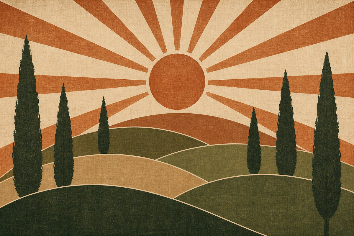 Sage Cypress Wallpaper Mural product view