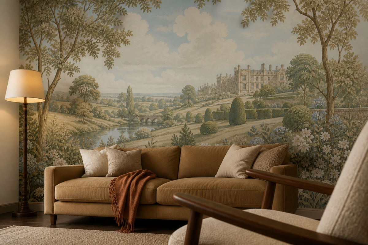 Sage English Wallpaper Mural product view