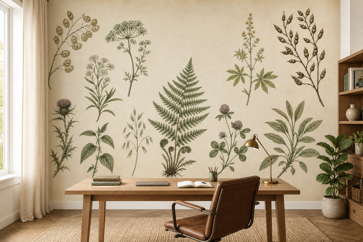 Sage English Wallpaper Mural product view
