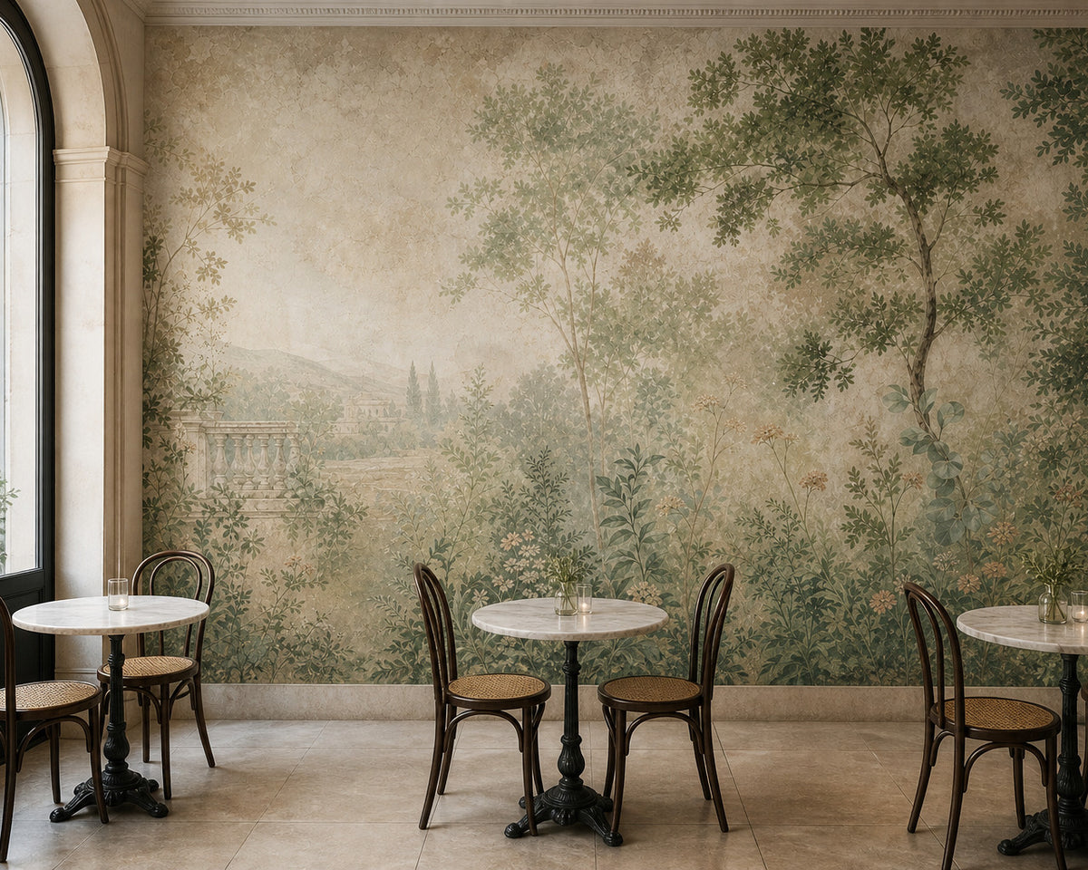 Sage Garden Wallpaper Mural product view