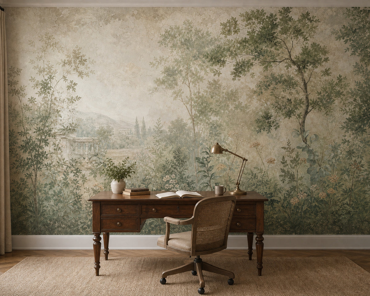 Sage Garden Wallpaper Mural product view